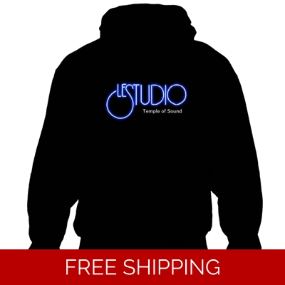 A Le Studio Hoodie TOS White & Blue Logo